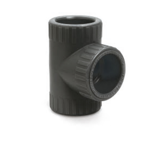 TEE 25X20X25 FUSION NEGRA MAYGAS | MAYGAS